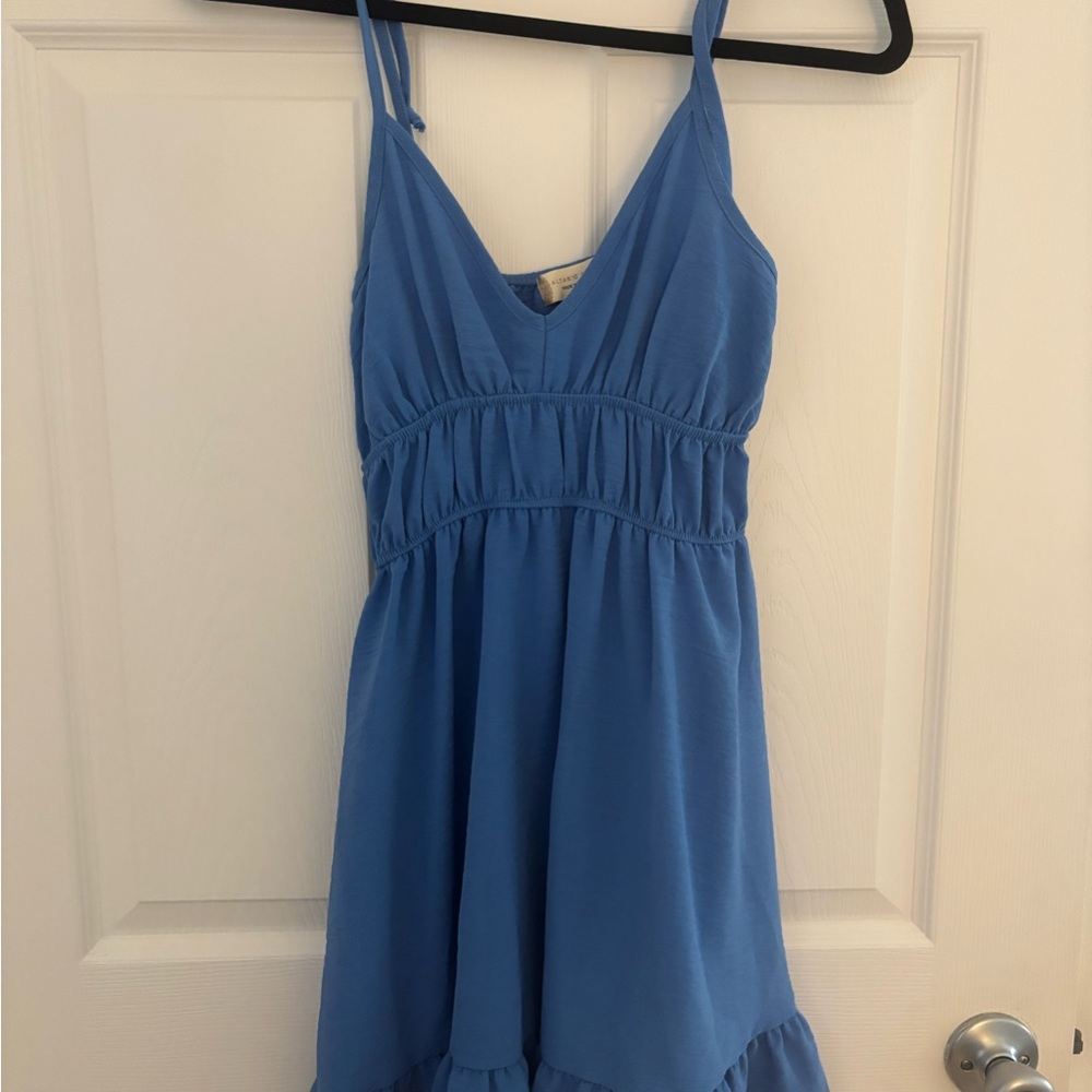 Altard State Blue Spaghetti Strap Dress